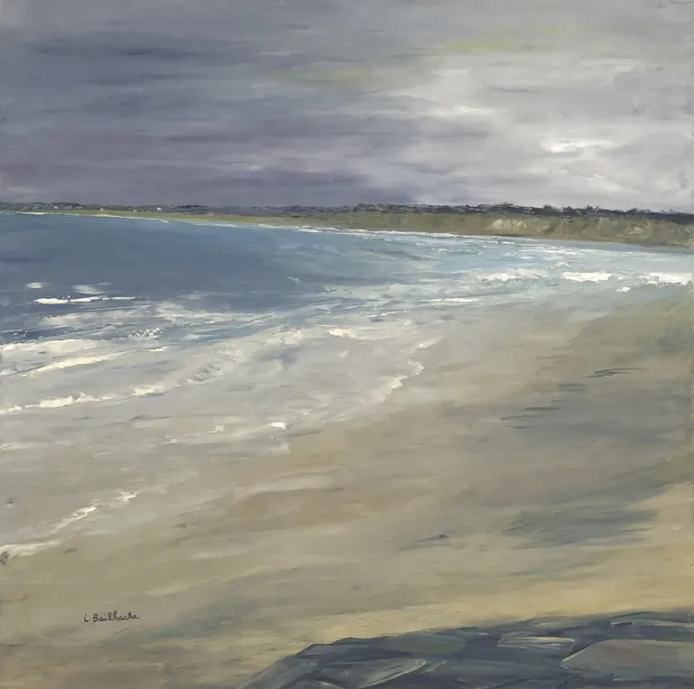 La baie, tableau à l'huile par Catherine Bailhache